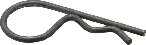 Made in USA - 3/8 to 7/16" Shaft Diam, 1-7/8" Long, 0.092" Wire Diam, Hair Pin Cotter - Exact Tool & Supply