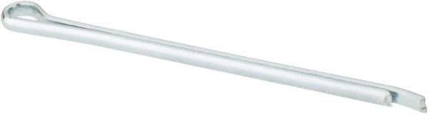 Made in USA - 3/32" Diam x 2" Long Hammerlock Cotter Pin - Grade 2, Zinc-Plated, Steel - Exact Tool & Supply
