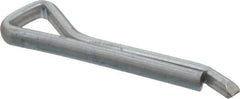 Made in USA - 5/32" Diam x 1" Long Hammerlock Cotter Pin - Grade 2, Zinc-Plated, Steel - Exact Tool & Supply