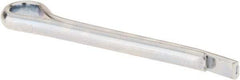 Made in USA - 5/32" Diam x 1-1/2" Long Hammerlock Cotter Pin - Grade 2, Zinc-Plated, Steel - Exact Tool & Supply
