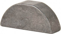 Made in USA - #807 Standard Woodruff Key - 7/8" Long x 1/4" Wide, Steel - Exact Tool & Supply