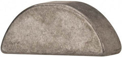 Made in USA - #1008 Standard Woodruff Key - 1" Long x 5/16" Wide, Steel - Exact Tool & Supply