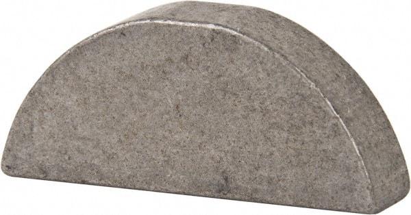 Made in USA - #1011 Standard Woodruff Key - 1-3/8" Long x 5/16" Wide, Steel - Exact Tool & Supply