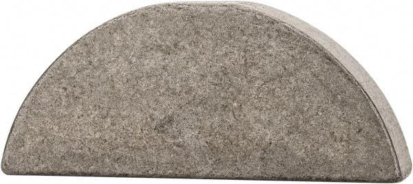 Made in USA - #1012 Standard Woodruff Key - 1-1/2" Long x 5/16" Wide, Steel - Exact Tool & Supply
