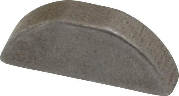 Made in USA - #506 Standard Woodruff Key - 3/4" Long x 5/32" Wide, Alloy Steel - Exact Tool & Supply