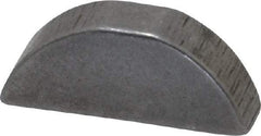 Made in USA - #606 Standard Woodruff Key - 3/4" Long x 3/16" Wide, Alloy Steel - Exact Tool & Supply