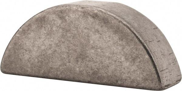 Made in USA - #1008 Standard Woodruff Key - 1" Long x 5/16" Wide, Alloy Steel - Exact Tool & Supply