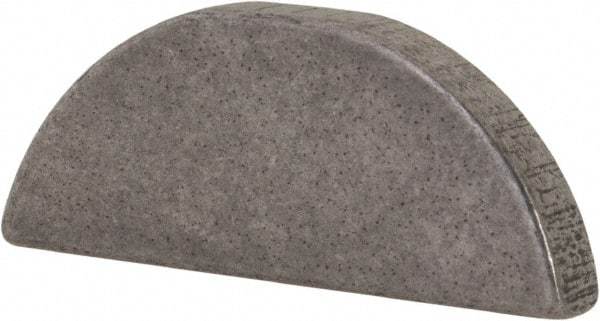 Made in USA - #609 Standard Woodruff Key - 1-1/8" Long x 3/16" Wide, Alloy Steel - Exact Tool & Supply