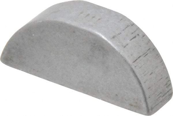 Made in USA - #1009 Standard Woodruff Key - 1-1/8" Long x 5/16" Wide, Alloy Steel - Exact Tool & Supply