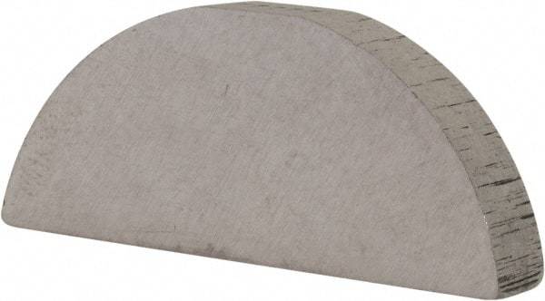 Made in USA - #710 Standard Woodruff Key - 1-1/4" Long x 7/32" Wide, Alloy Steel - Exact Tool & Supply