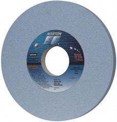 Norton - 12" Diam x 3" Hole x 1" Thick, I Hardness, 60 Grit Surface Grinding Wheel - Ceramic, Type 1, Medium Grade, 2,070 Max RPM, Vitrified Bond, No Recess - Exact Tool & Supply
