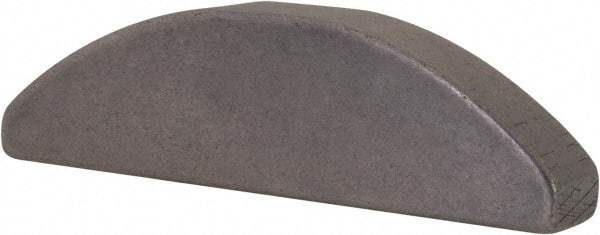 Made in USA - #1222-1 Standard Woodruff Key - 2-3/4" Long x 3/8" Wide, Alloy Steel - Exact Tool & Supply