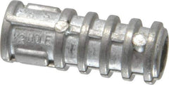 Powers Fasteners - 1/2" Diam, 1/2" Drill, Lag Shield Concrete Anchor - Zamac Alloy, Zinc-Plated Finish, Flat Head - Exact Tool & Supply