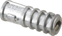 Powers Fasteners - 3/4" Diam, 3/4" Drill, Lag Shield Concrete Anchor - Zamac Alloy, Zinc-Plated Finish, Flat Head - Exact Tool & Supply