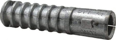 Powers Fasteners - 3/4" Diam, 3/4" Drill, Lag Shield Concrete Anchor - Zamac Alloy, Zinc-Plated Finish, Flat Head - Exact Tool & Supply