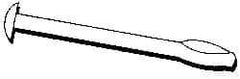 Powers Fasteners - 1/4" Diam, 1/4" Drill, 2" OAL, Split-Drive Concrete Anchor - Steel, Zinc-Plated Finish, Round Head - Exact Tool & Supply