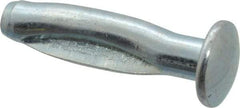 Powers Fasteners - 1/4" Diam, 1/4" Drill, 1-1/4" OAL, Split-Drive Concrete Anchor - Steel, Zinc-Plated Finish, Round Head - Exact Tool & Supply