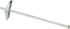 Powers Fasteners - 3/16" Screw, 3/16" Diam, 6" Long, Toggle Bolt Drywall & Hollow Wall Anchor - 1/2" Drill, Zinc Plated, Steel, Grade Zamac 7, Use in Drywall & Wallboard - Exact Tool & Supply
