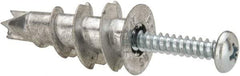 Powers Fasteners - #8 Screw, 1-5/16" Long, 3/8 to 1" Thick, Self Drilling Drywall & Hollow Wall Anchor - Zinc Plated, Use in Wallboard - Exact Tool & Supply
