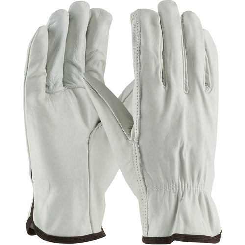 ‎68-103/M Leather Drivers Gloves - Top Grain Cowhide Leather Drivers - Regular Grade - Straight Thumb - Exact Tool & Supply