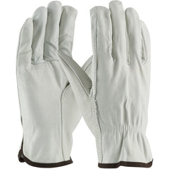 ‎68-103/XL Leather Drivers Gloves - Top Grain Cowhide Leather Drivers - Regular Grade - Straight Thumb - Exact Tool & Supply