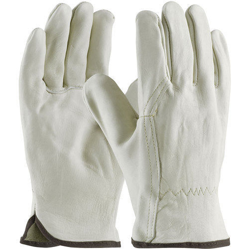 ‎68-116/XL Leather Drivers Gloves - Top Grain Cowhide Drivers - Superior Quality - Wing Thumb - Sewn w/ Kevlar - Exact Tool & Supply
