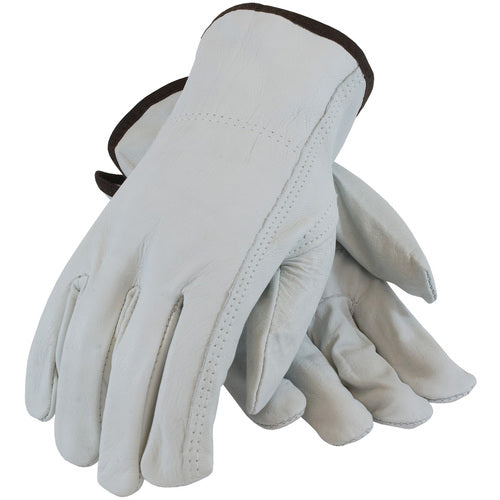 ‎68-163/XL Leather Drivers Gloves - Top Grain Cowhide Leather Drivers - Regular Grade - Keystone Thumb - Exact Tool & Supply