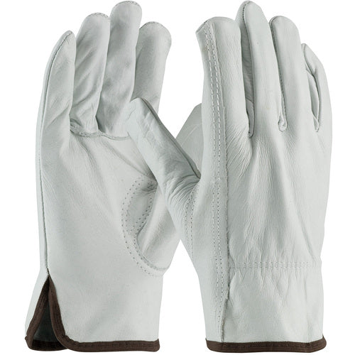 ‎68-165/L Leather Drivers Gloves - Top Grain Cowhide Leather Drivers - Superior Grade - Keystone Thumb - Exact Tool & Supply