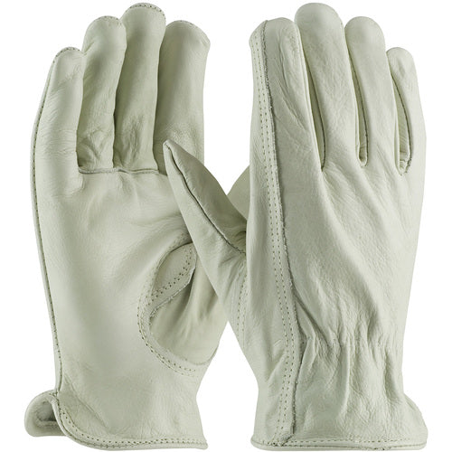 ‎68-168/S Leather Drivers Gloves - Top Grain Cowhide Leather Drivers - Premium Grade - Keystone Thumb - Exact Tool & Supply