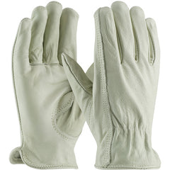 ‎68-168/S Leather Drivers Gloves - Top Grain Cowhide Leather Drivers - Premium Grade - Keystone Thumb - Exact Tool & Supply