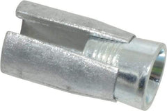 Powers Fasteners - 1/4" Diam, 3/8" Drill, 7/8" OAL, 2-1/2" Min Embedment Drop-In Concrete Anchor - Steel (Cone)/Zamac Alloy (Body), Zinc-Plated Finish - Exact Tool & Supply