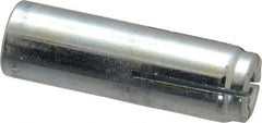 Powers Fasteners - 3/8" Diam, 1/2" Drill, 1-1/2" Min Embedment Drop-In Concrete Anchor - Grade 5 Steel, Zinc-Plated Finish, 5/8" Thread Length - Exact Tool & Supply