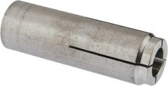 Powers Fasteners - 3/4" Diam, 1" Drill, 2-3/4" Min Embedment Drop-In Concrete Anchor - 303 Stainless Steel, 1-3/8" Thread Length - Exact Tool & Supply