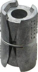 Powers Fasteners - 3/8" Diam, 3/4" Drill, 2" OAL, 2" Min Embedment Double Expansion Concrete Anchor - Zamac Alloy, Flat Head - Exact Tool & Supply