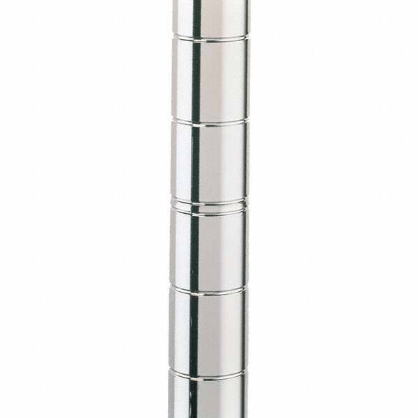 Metro - 1" Wide x 27" High x 1" Long Open Shelving Stationary Shelving Post - Exact Tool & Supply