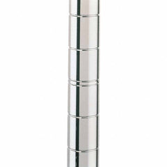 Metro - 1" Wide x 27" High x 1" Long Open Shelving Stationary Shelving Post - Exact Tool & Supply