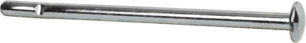Powers Fasteners - 3/16" Diam, 3/16" Drill, 3-1/2" OAL, 7/8" Min Embedment Split-Drive Concrete Anchor - Grade 8.2 Steel, Zinc-Plated Finish, Mushroom Head - Exact Tool & Supply
