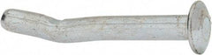 Powers Fasteners - 1/4" Diam, 1/4" Drill, 2" OAL, 1-1/4" Min Embedment Split-Drive Concrete Anchor - Grade 8.2 Steel, Zinc-Plated Finish, Mushroom Head - Exact Tool & Supply