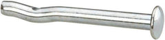 Powers Fasteners - 1/4" Diam, 1/4" Drill, 2-1/2" OAL, 1-1/4" Min Embedment Split-Drive Concrete Anchor - Grade 8.2 Steel, Zinc-Plated Finish, Mushroom Head - Exact Tool & Supply