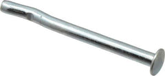 Powers Fasteners - 1/4" Diam, 1/4" Drill, 3" OAL, 1-1/4" Min Embedment Split-Drive Concrete Anchor - Grade 8.2 Steel, Zinc-Plated Finish, Mushroom Head - Exact Tool & Supply