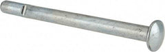 Powers Fasteners - 1/2" Diam, 1/2" Drill, 6-1/2" OAL, Split-Drive Concrete Anchor - Grade 8.2 Steel, Zinc-Plated Finish, Mushroom Head - Exact Tool & Supply