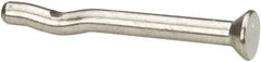 Powers Fasteners - 1/4" Diam, 1/4" Drill, 2-1/2" OAL, Split-Drive Concrete Anchor - Grade 8.2 Steel, Zinc-Plated Finish, Flat Head - Exact Tool & Supply