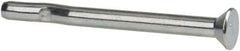 Powers Fasteners - 1/4" Diam, 1/4" Drill, 3" OAL, Split-Drive Concrete Anchor - Grade 8.2 Steel, Zinc-Plated Finish, Flat Head - Exact Tool & Supply