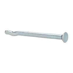 Powers Fasteners - 1/4" Diam, 1/4" Drill, 4" OAL, Split-Drive Concrete Anchor - Grade 8.2 Steel, Zinc-Plated Finish, Flat Head - Exact Tool & Supply