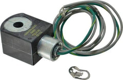 Parker - 24 Volt, 18 Coil Lead Length, Class F, Solenoid Coil - 6.0 Watt, NEMA 4X Enclosure, Use with Parker Skinner Gold Ring Series Valves - Exact Tool & Supply