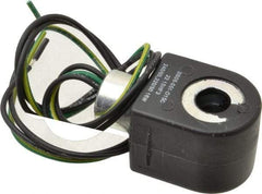 Parker - 240 Volt, 18 Coil Lead Length, Class F, Solenoid Coil - 16.0 Watt, NEMA 4X Enclosure, Use with Parker Skinner Gold Ring Series Valves - Exact Tool & Supply