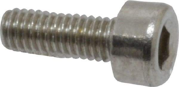 Value Collection - M3x0.50 Metric Coarse Hex Socket Drive, Socket Cap Screw - Grade 18-8 & Austenitic A2 Stainless Steel, Fully Threaded, 8mm Length Under Head - Exact Tool & Supply