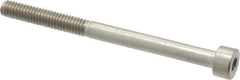 Value Collection - M4x0.70 Metric Coarse Hex Socket Drive, Socket Cap Screw - Grade 18-8 & Austenitic A2 Stainless Steel, Partially Threaded, 50mm Length Under Head - Exact Tool & Supply