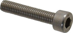 Value Collection - M5x0.80 Metric Coarse Hex Socket Drive, Socket Cap Screw - Grade 18-8 & Austenitic A2 Stainless Steel, Partially Threaded, 25mm Length Under Head - Exact Tool & Supply