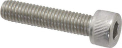 Value Collection - M8x1.25 Metric Coarse Hex Socket Drive, Socket Cap Screw - Grade 18-8 & Austenitic A2 Stainless Steel, Fully Threaded, 35mm Length Under Head - Exact Tool & Supply